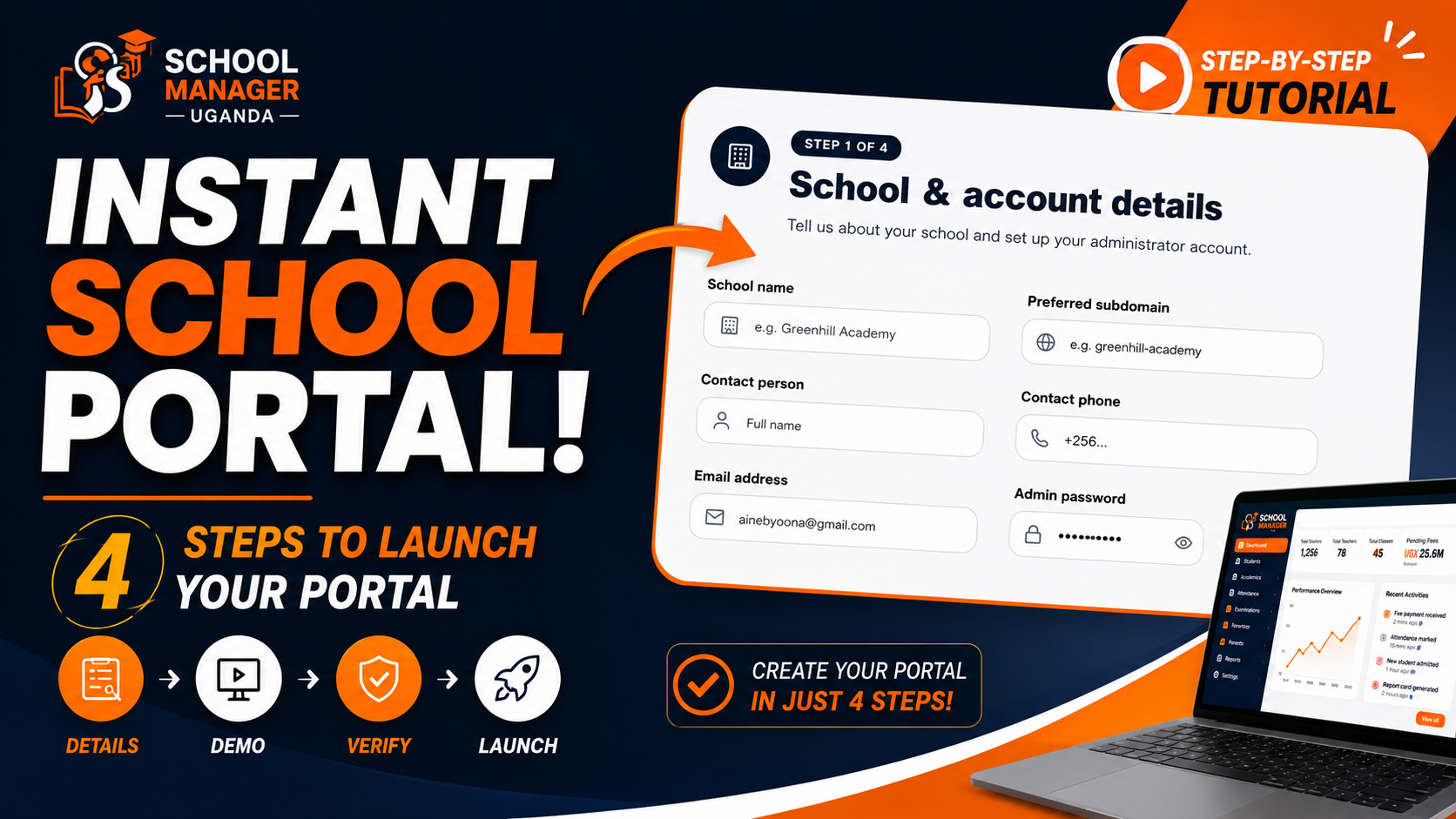 Watch How to Get Started with SchoolManagerUganda